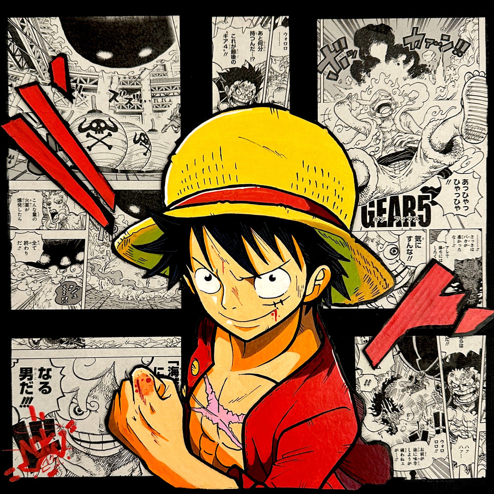 One Piece Luffy by Moya Uno by Moya Uno - Signature Fine Art