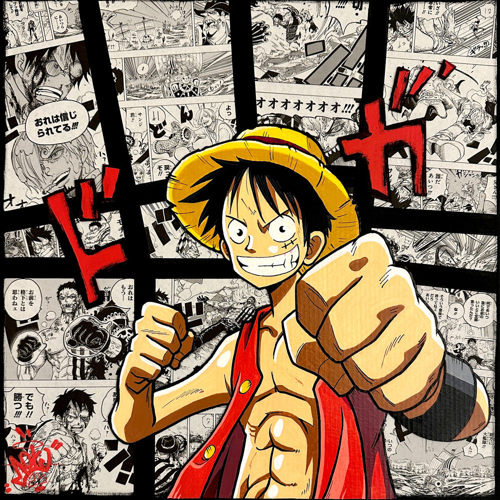 One Piece Luffy II by Moya Uno by Moya Uno - Signature Fine Art