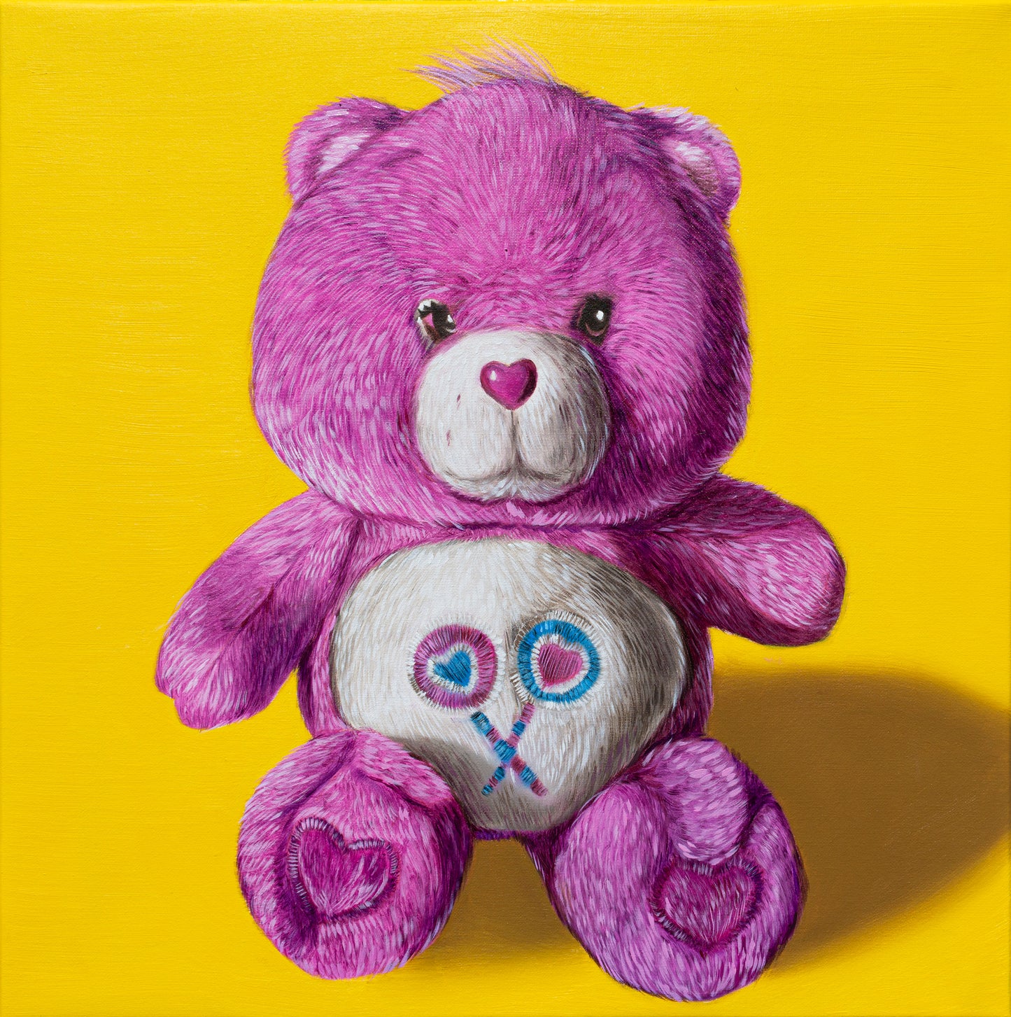 Pink Care Bear by Ian Bertolucci by Ian Bertolucci - Signature Fine Art